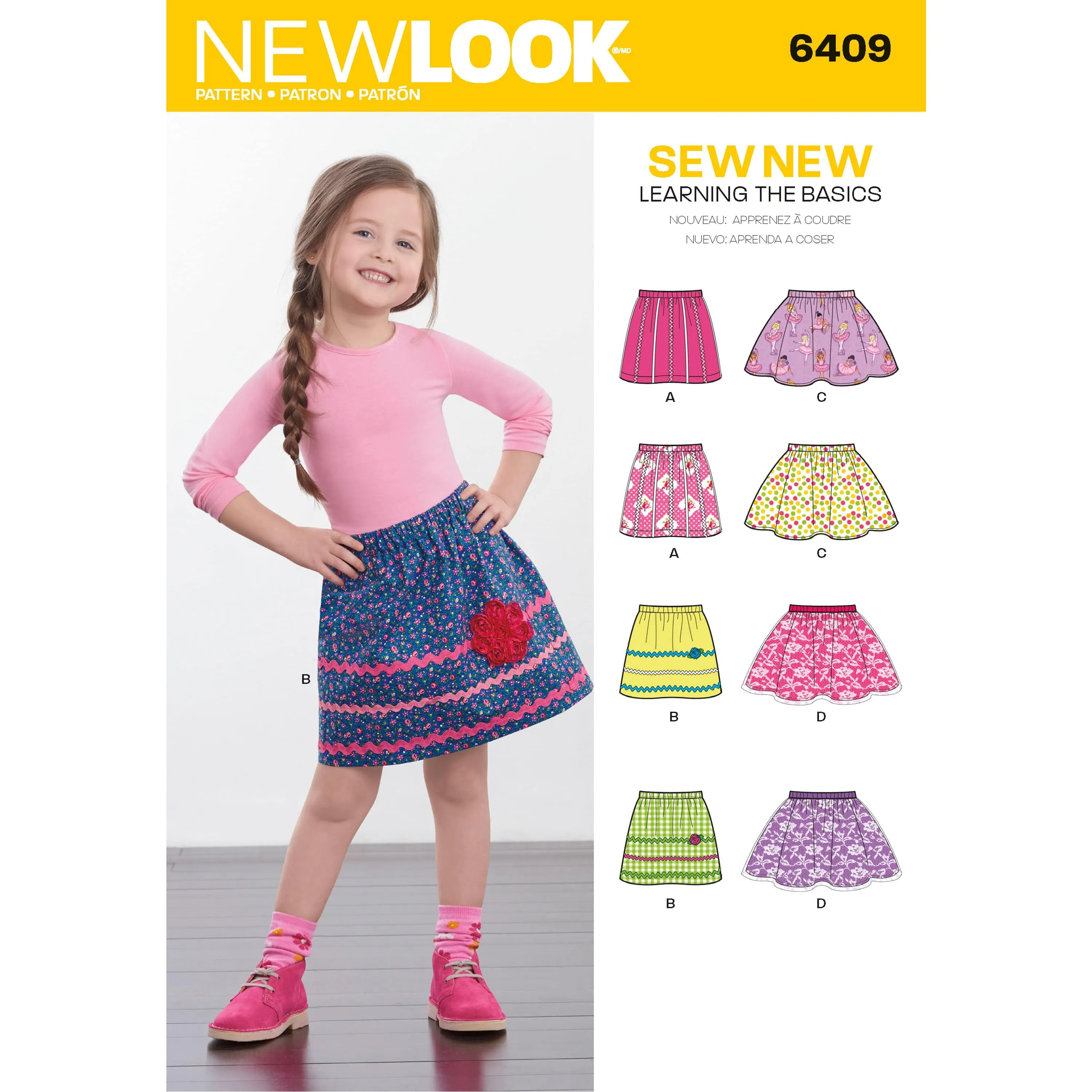 6409 Child's Pull-On Skirts