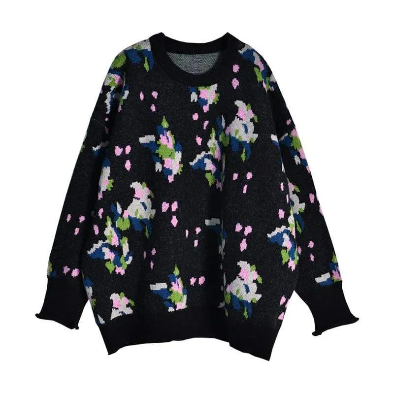 Angela Vintage Floral Sweater