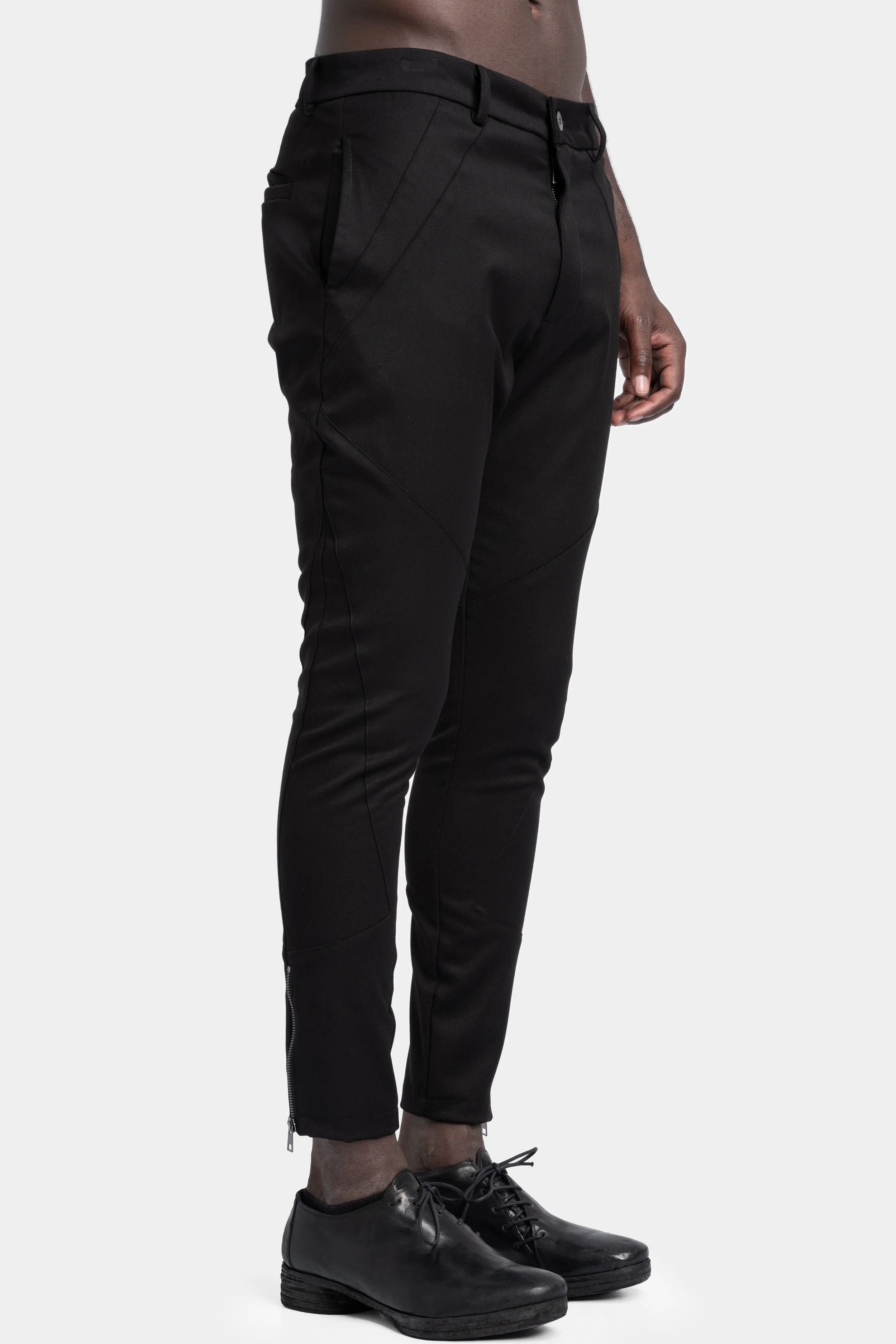 Ankle zip dress pants