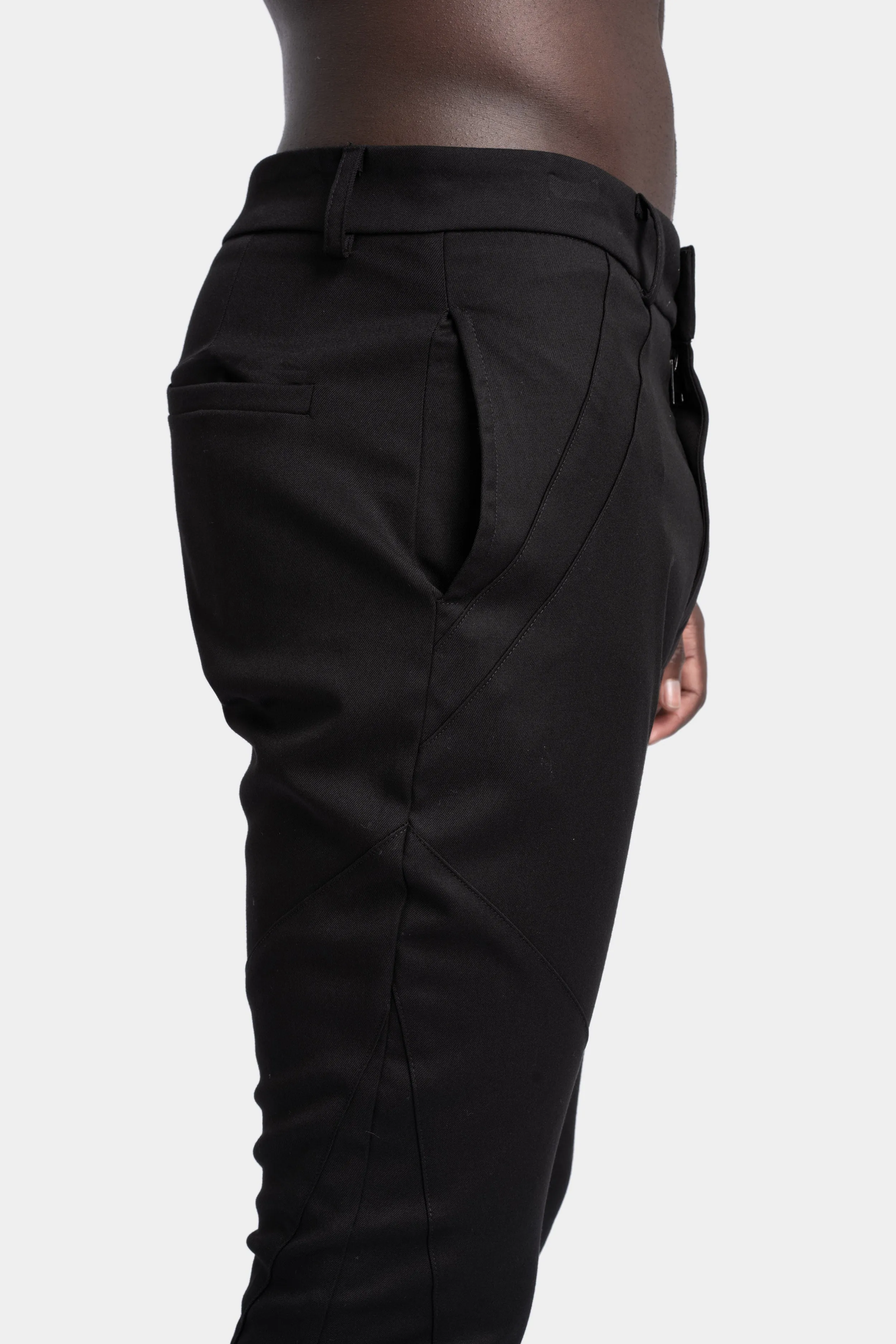 Ankle zip dress pants