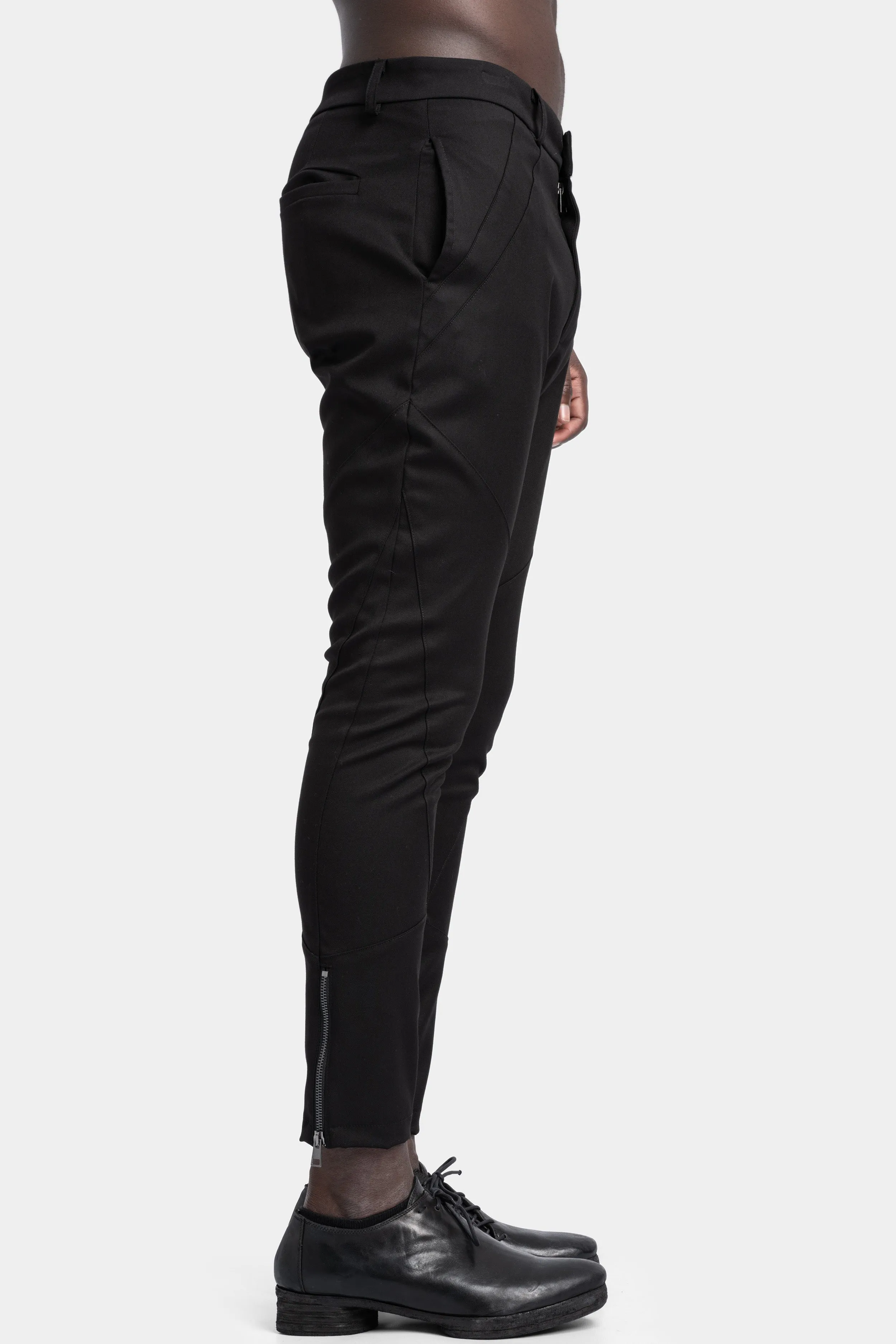 Ankle zip dress pants