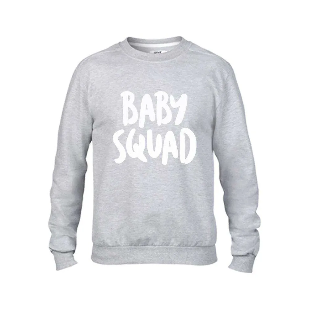 Auntie and Kid Squad Matching Light Grey Sweaters (MRK X)