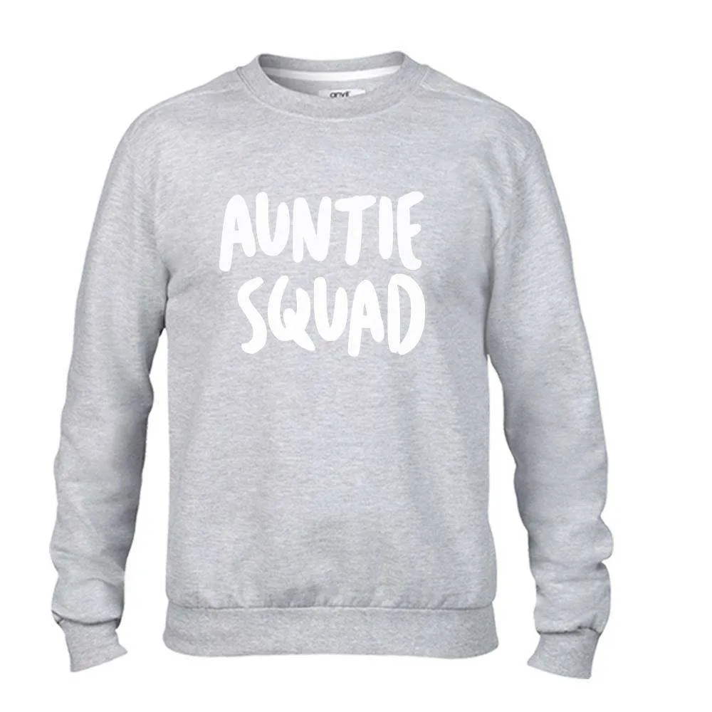 Auntie and Kid Squad Matching Light Grey Sweaters (MRK X)