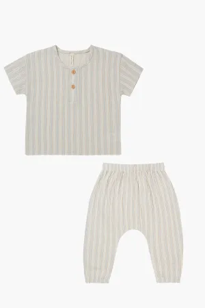 Baby 2-piece Set Quincy Mae Woven Sky