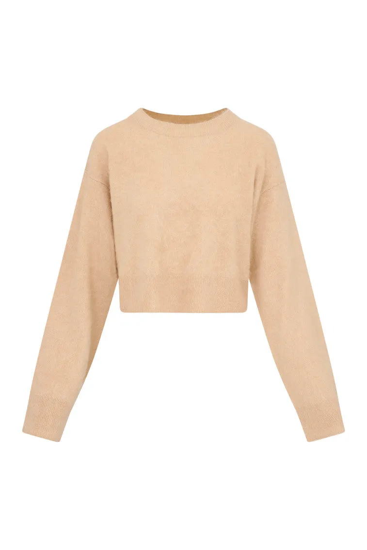 Bellman Cropped Cashmere Pullover