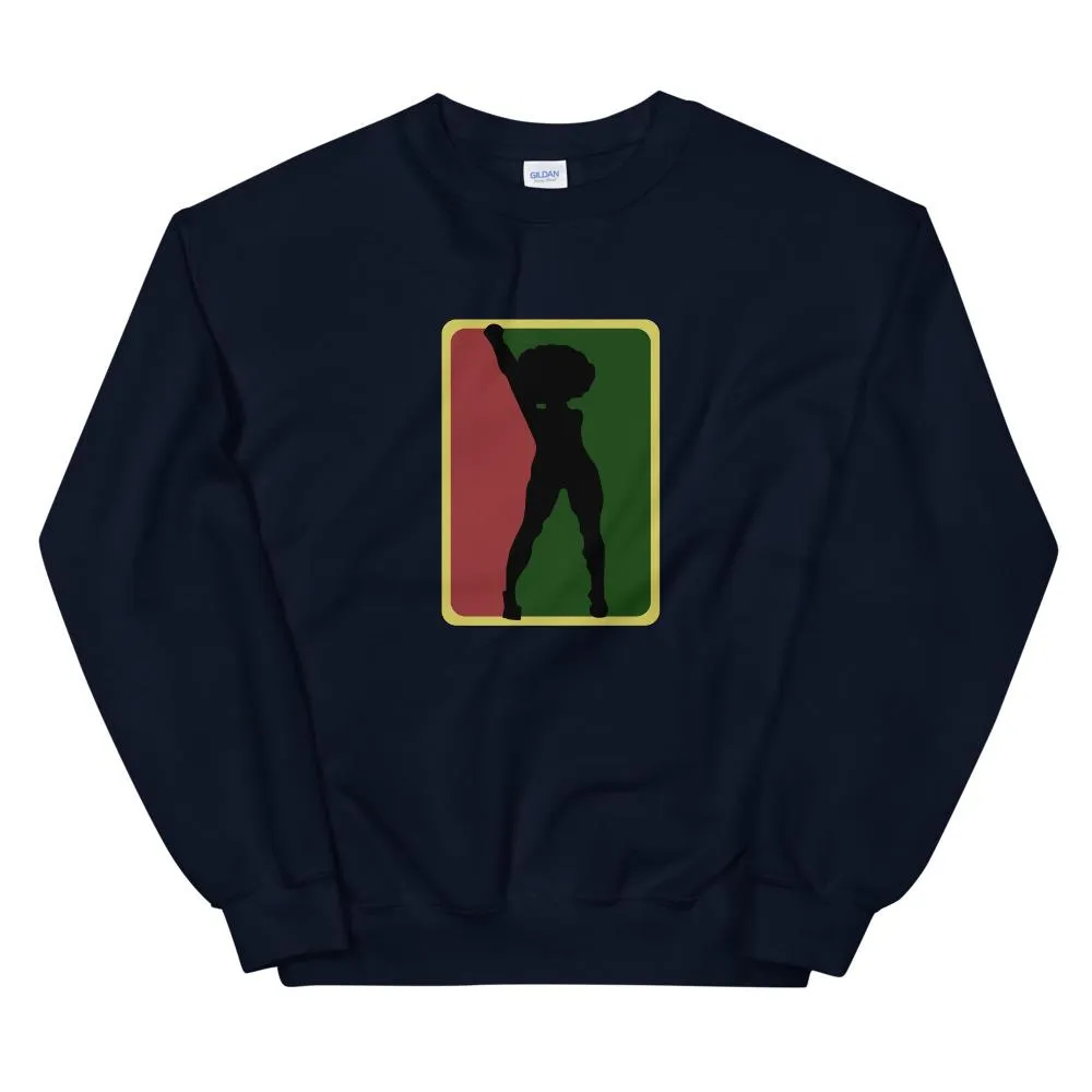 Black Woman Afro Fist - Sweatshirt