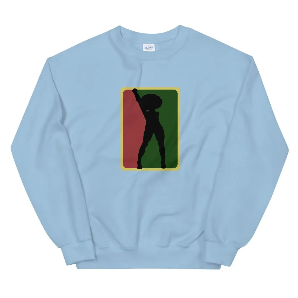 Black Woman Afro Fist - Sweatshirt