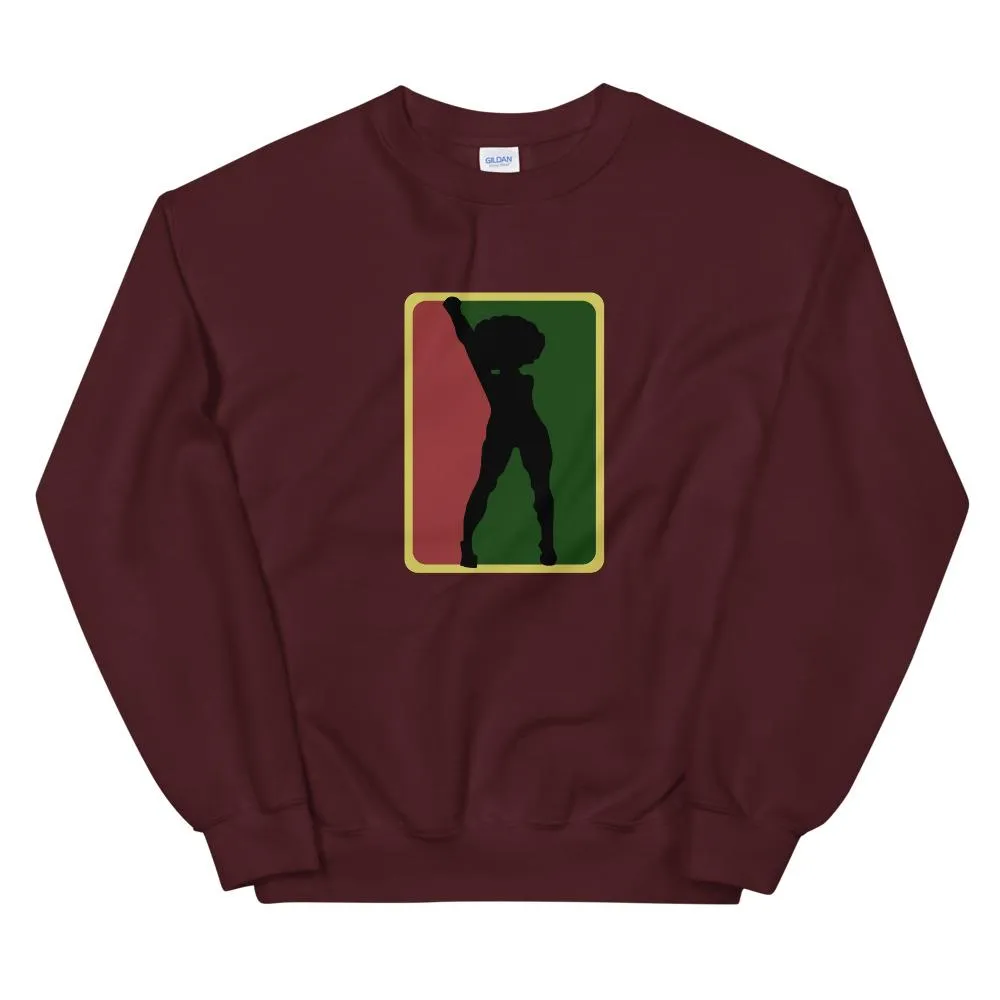 Black Woman Afro Fist - Sweatshirt