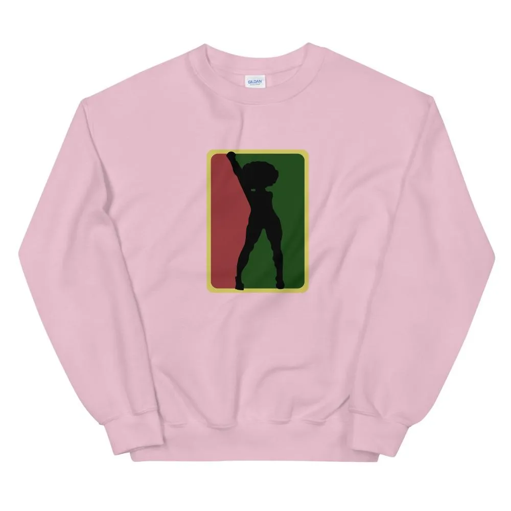 Black Woman Afro Fist - Sweatshirt