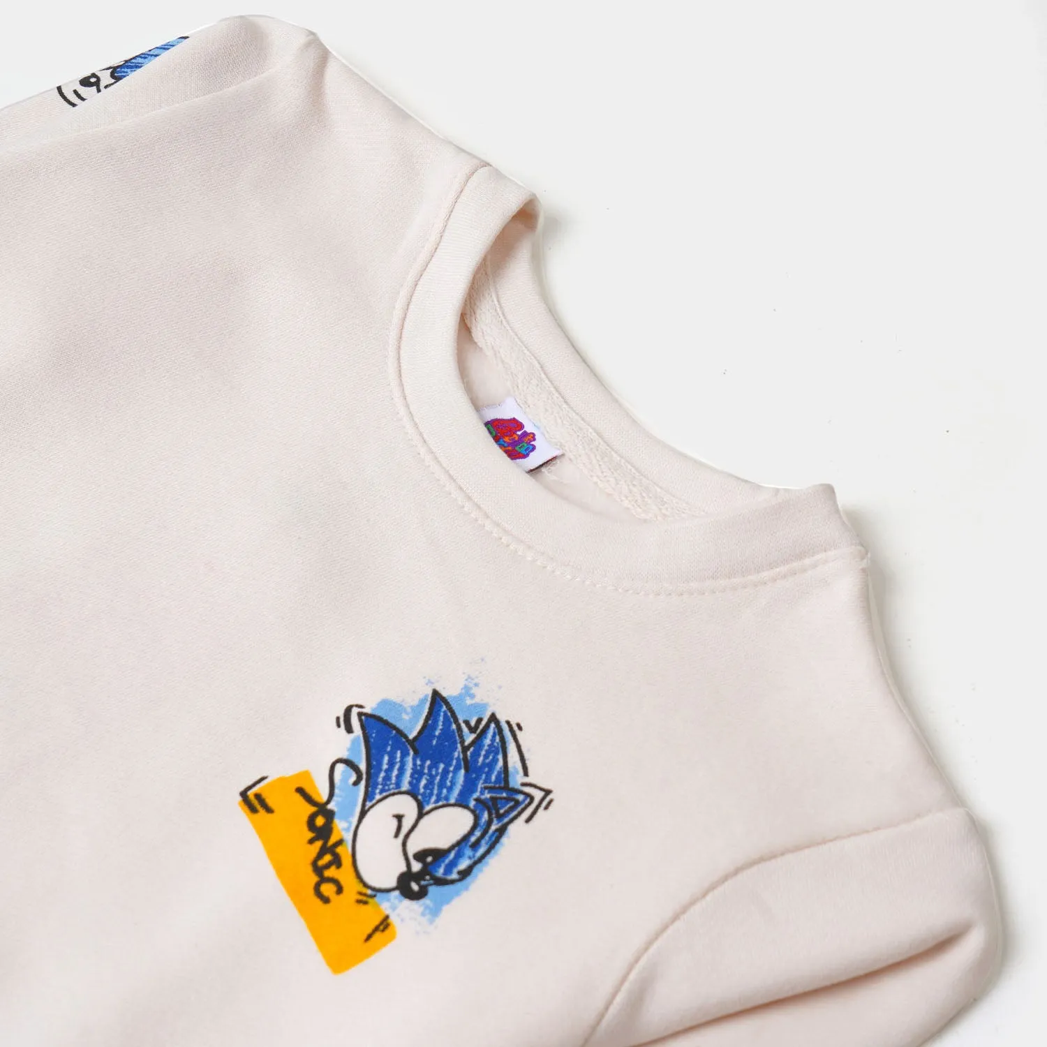 Boys Sweatshirt Character - white