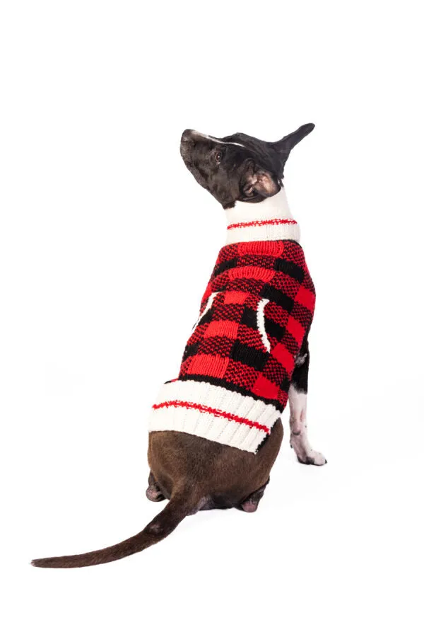 Chilly Dog Sweater Buffalo Plaid