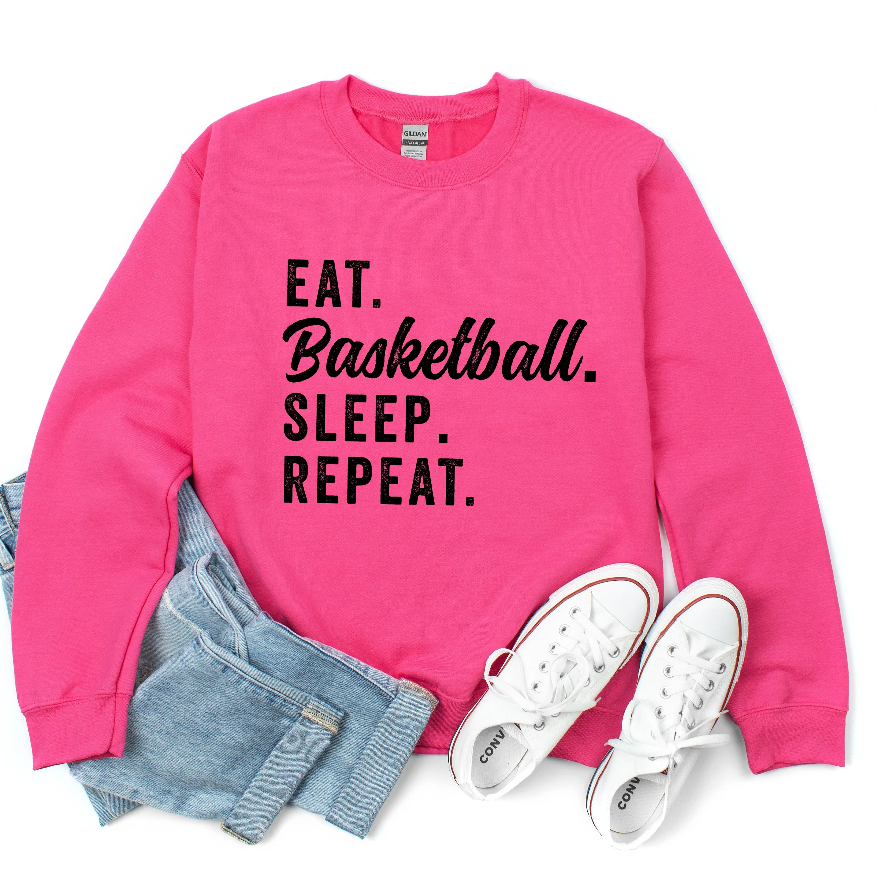 Eat Basketball Sleep Repeat | Sweatshirt