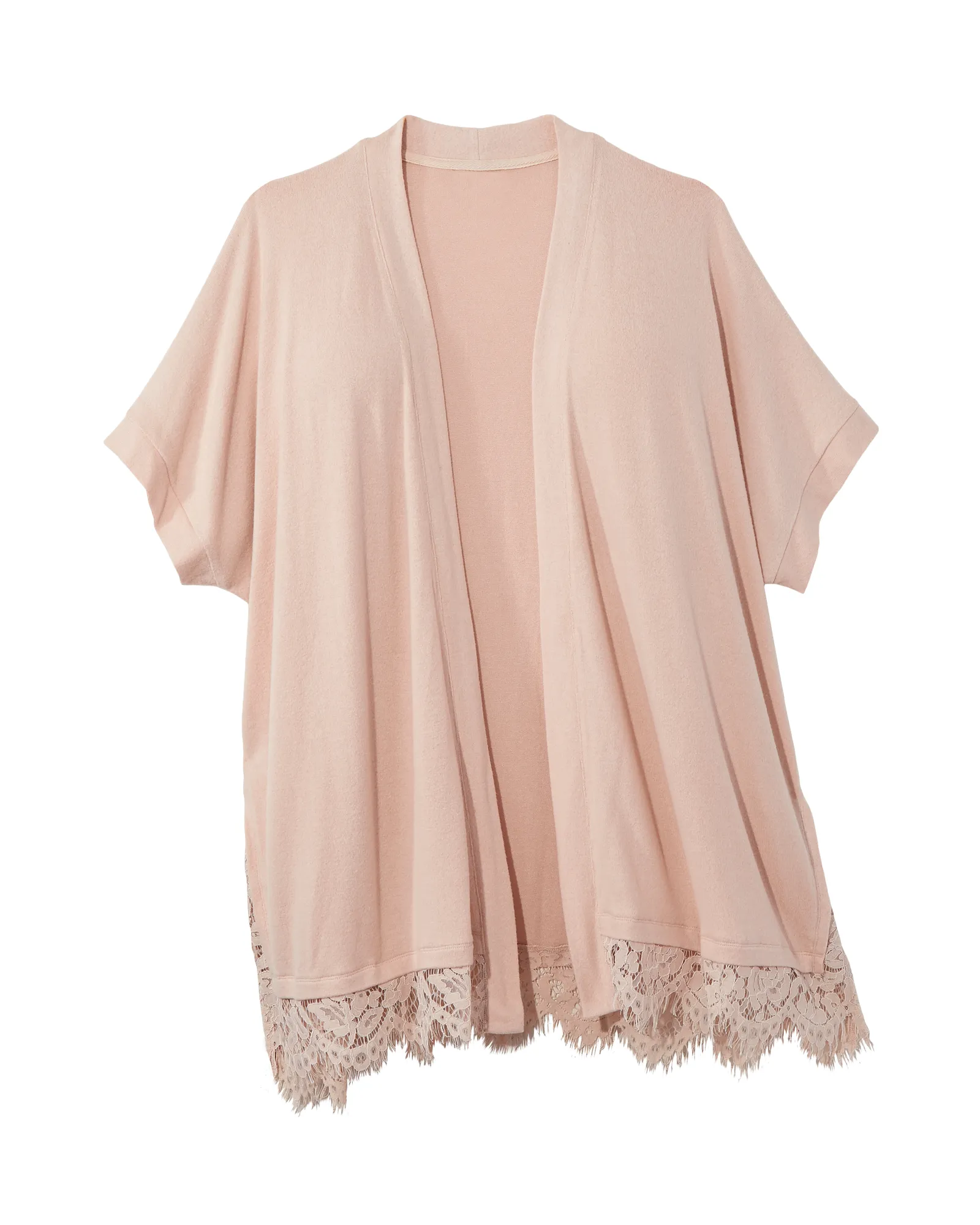 Elize Cozy Lace Cardigan | Pink