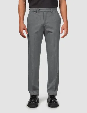 Essential Suit Pants Relaxed Fit Dark Grey Melange