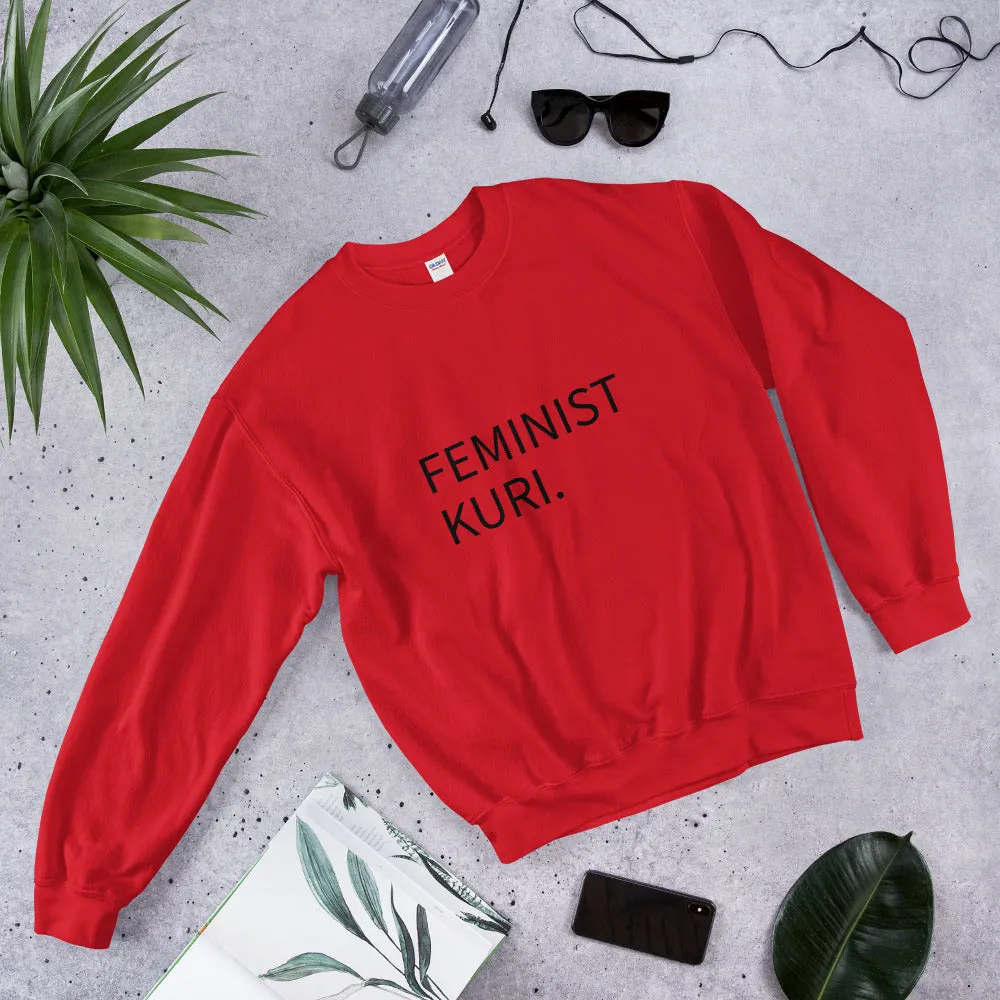 FEMINIST KURI. Unisex Sweatshirt