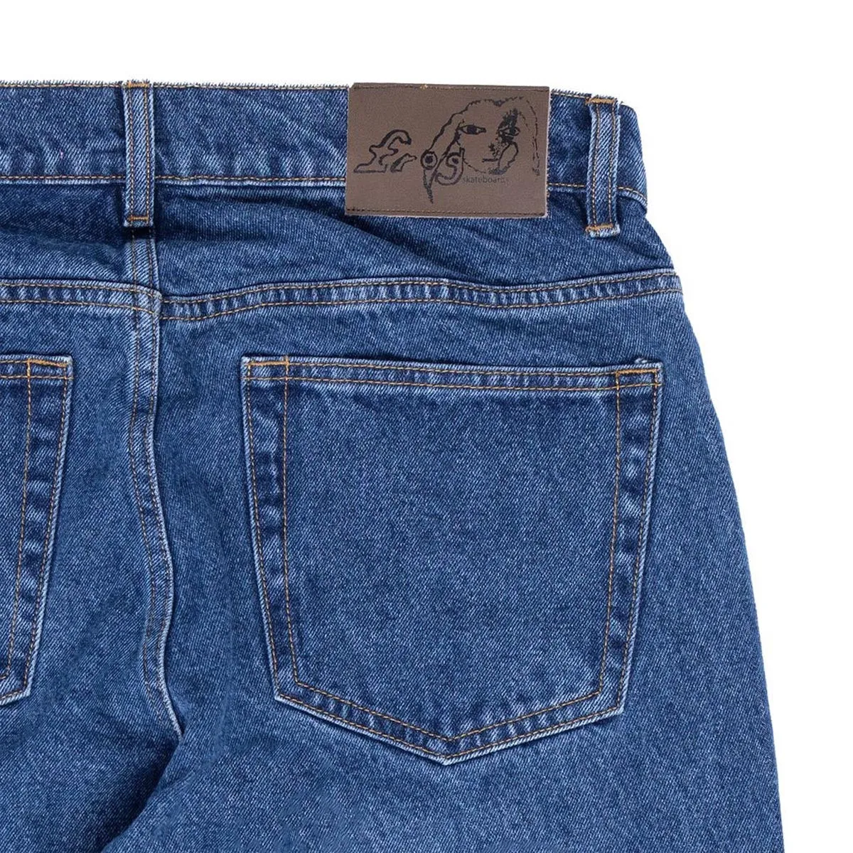 Frog Five Pocket Denim Pants: Blue