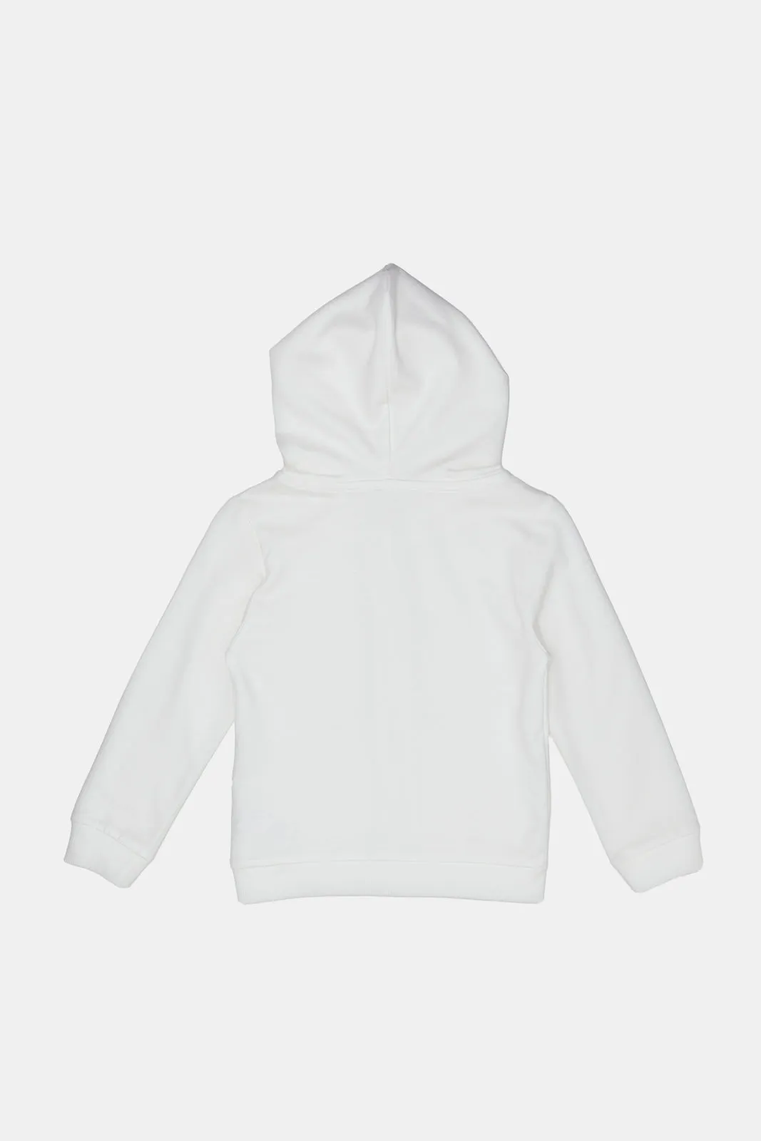 Infant Boys Ivory Hooded Sweatshirt