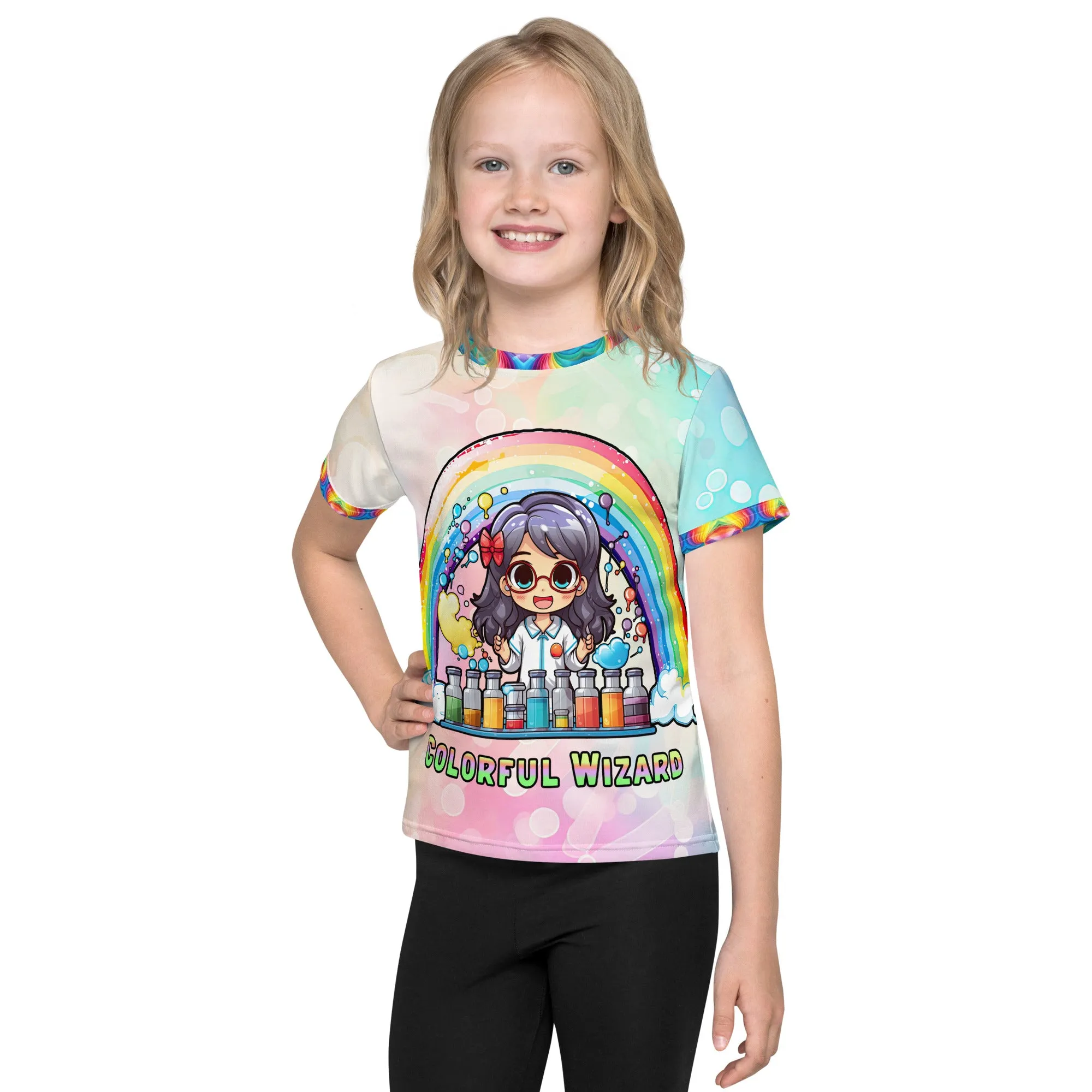 Kids T-Shirt Colorful Wizard