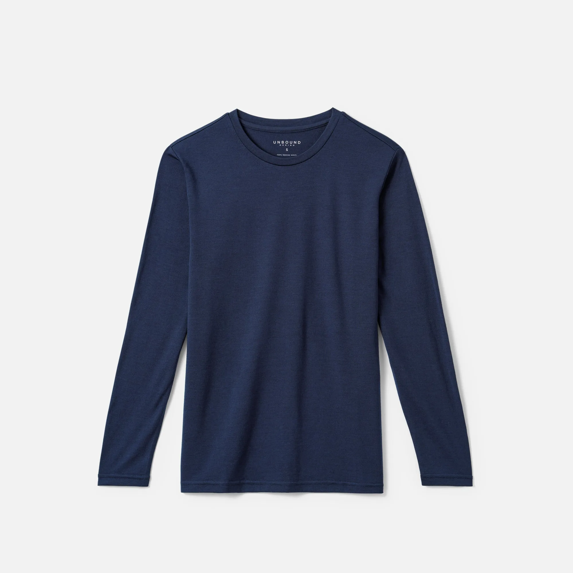 Men's Long Sleeve Merino Crew