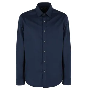 Michael Kors Navy Button-Up Shirt