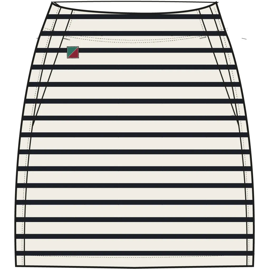 Nabila Skirt - Off White Stripe