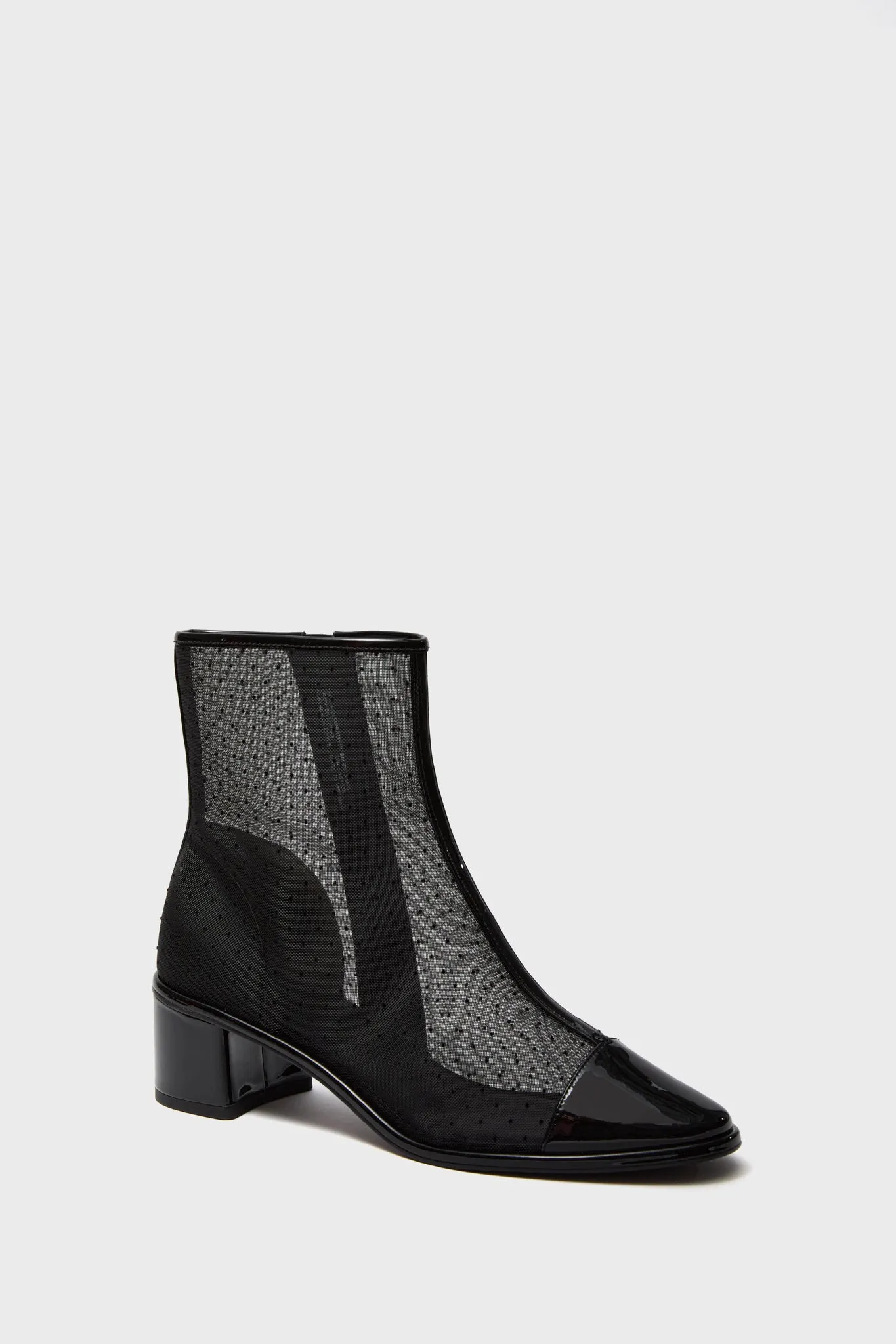 Nero Cap-Toe Heel Ankle Boot