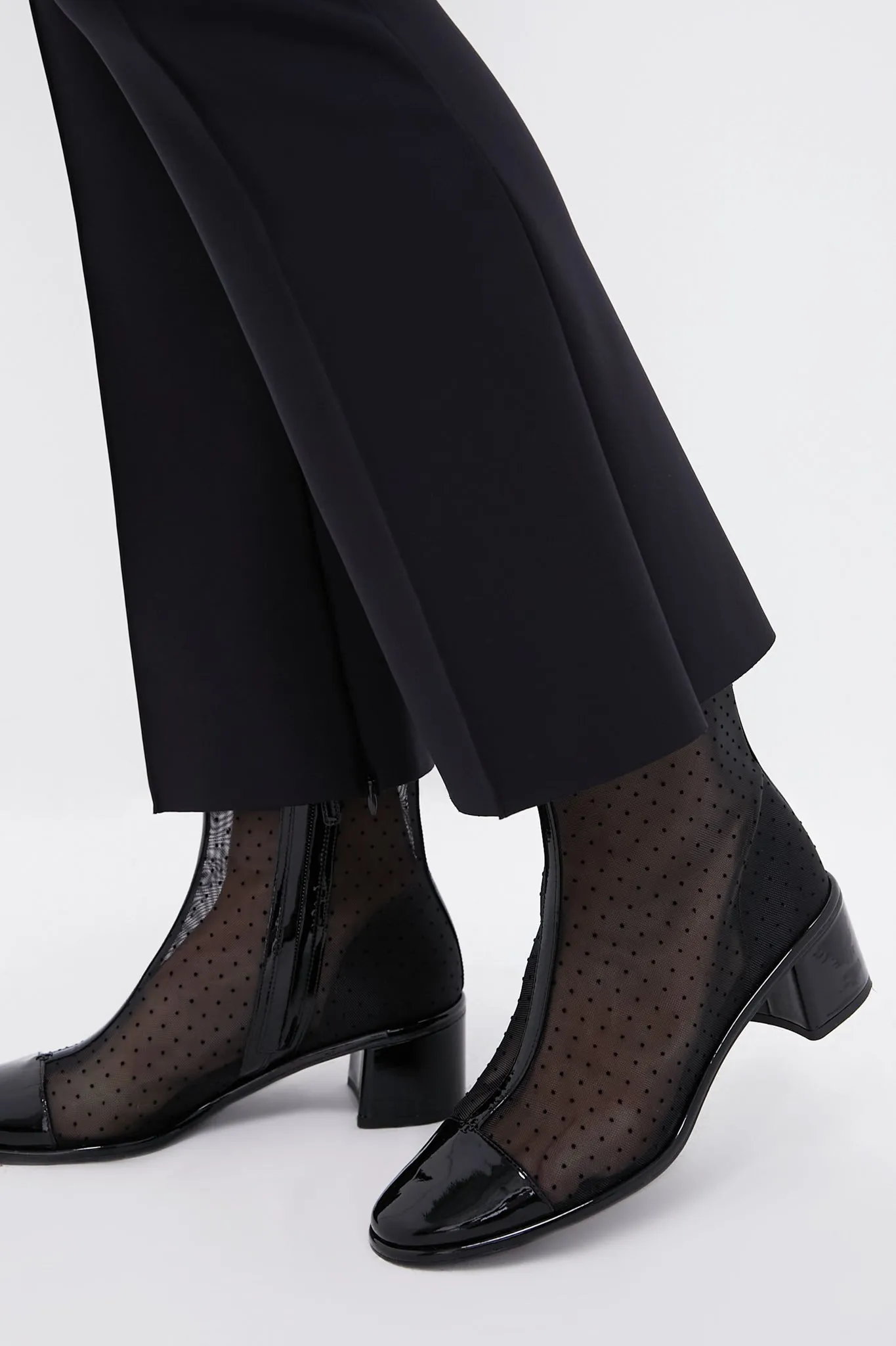 Nero Cap-Toe Heel Ankle Boot