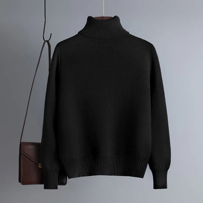 Pre Order:  Velvet Thick Solid Knitted Sweater