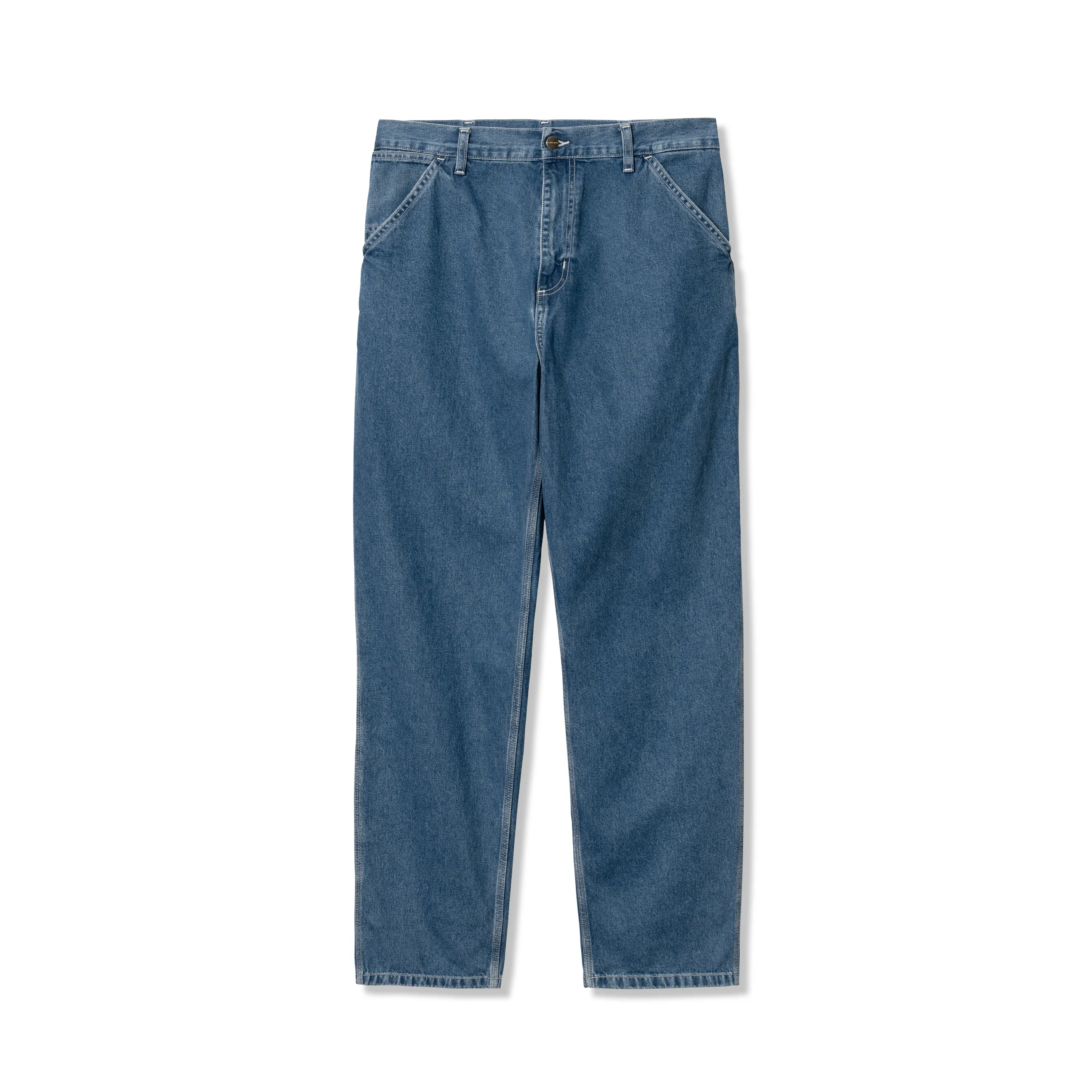 Simple Pants, Stone Washed Blue