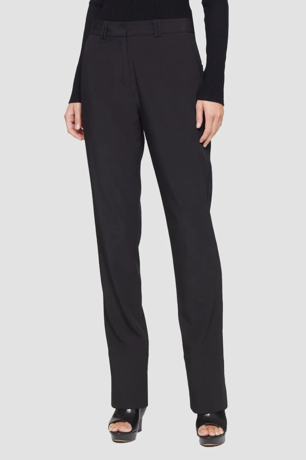 Slim Trouser W Back Slit