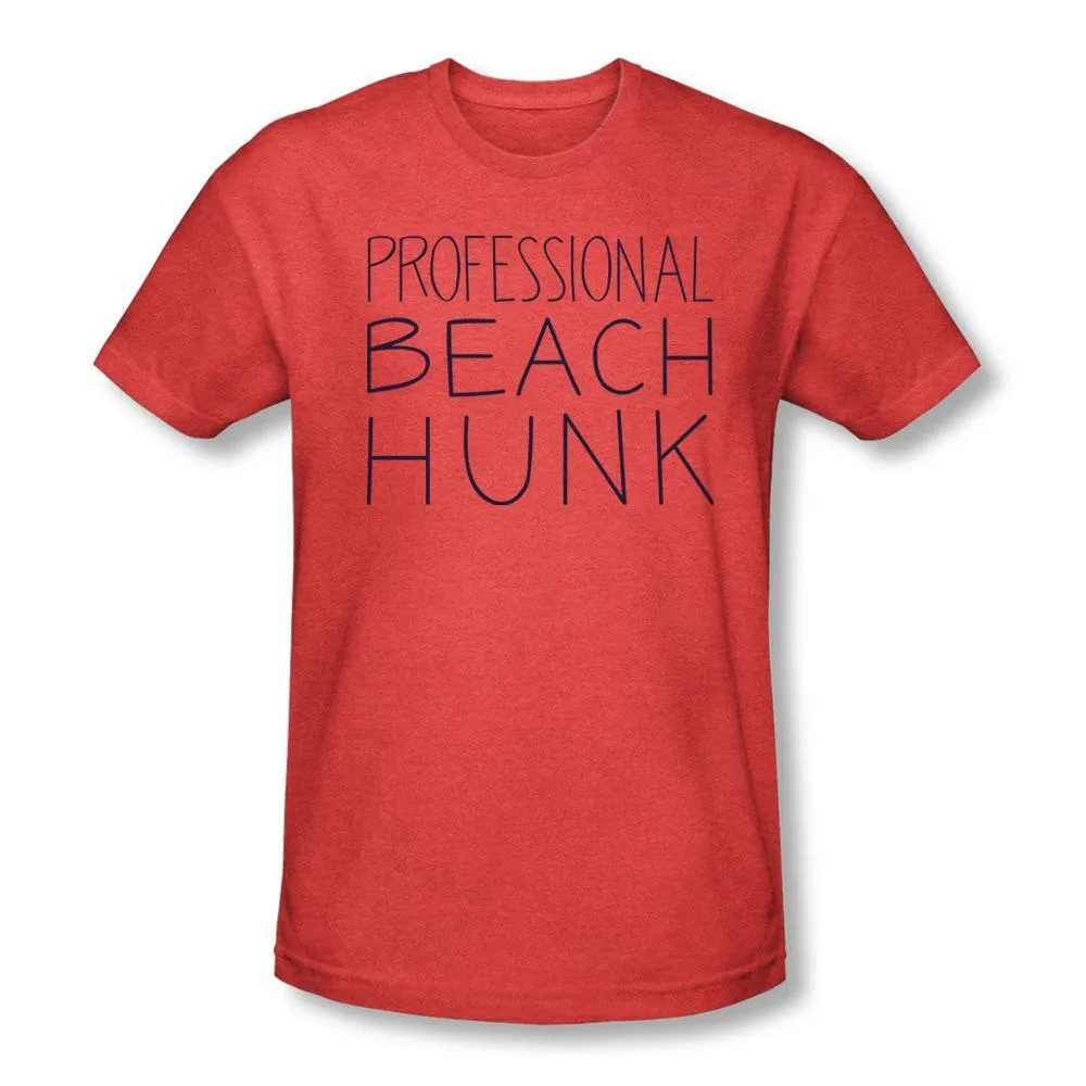 Steven Universe Professional Beach Hunk Adult Heather Red T-shirt