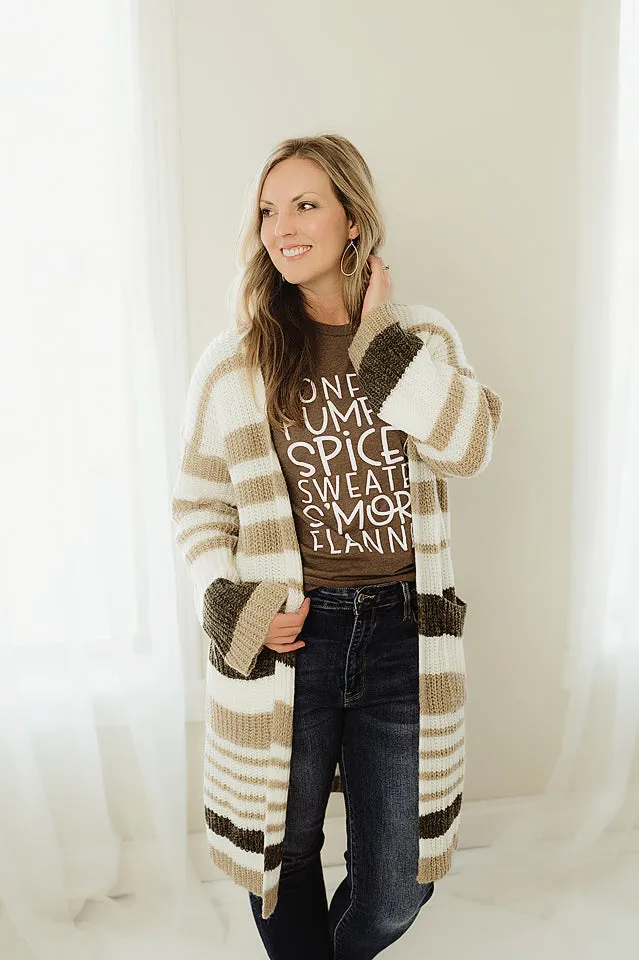 Striped Cozy Cardigan