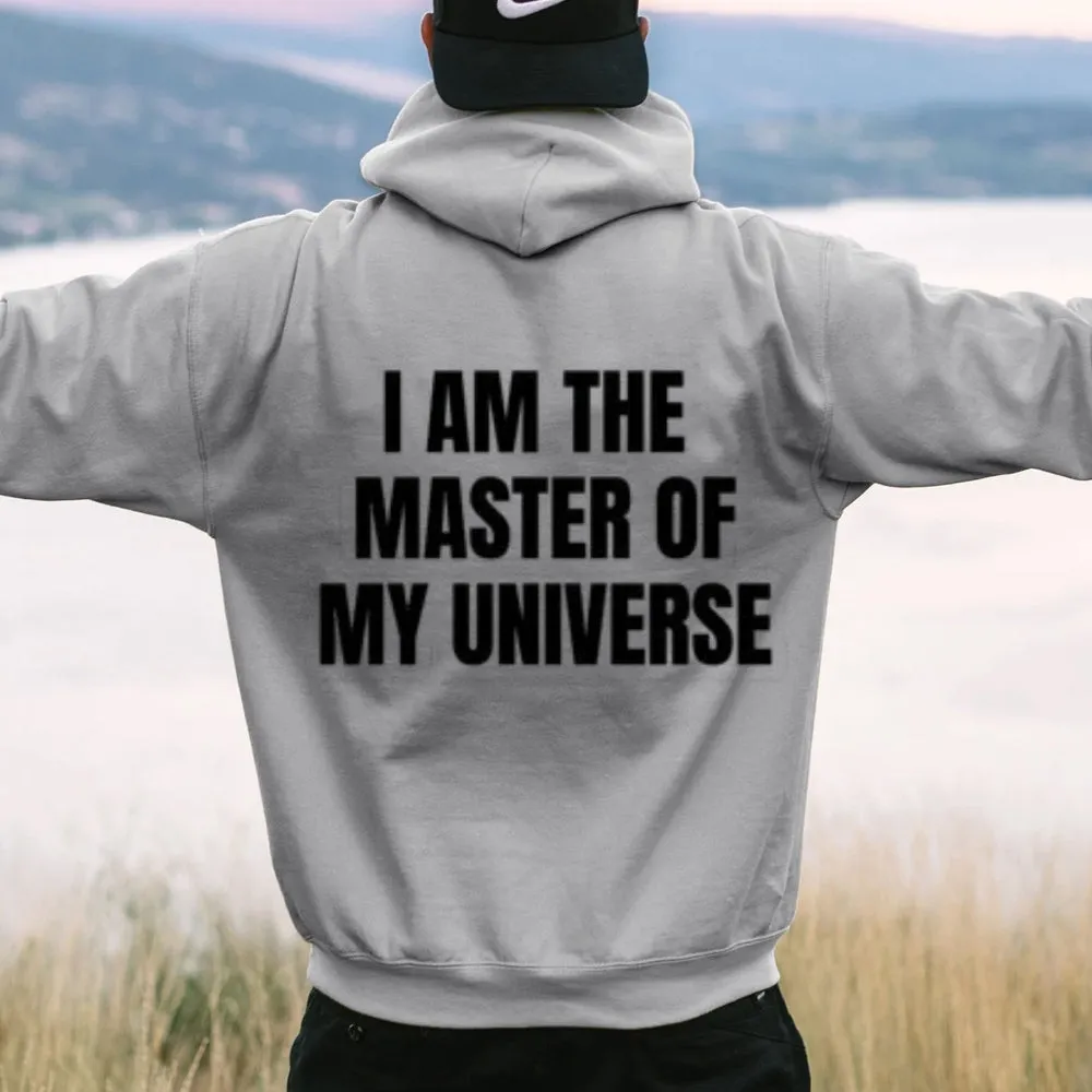 Women I AM THE MASTER OF MY UNIVERSE Graphic Hoodies