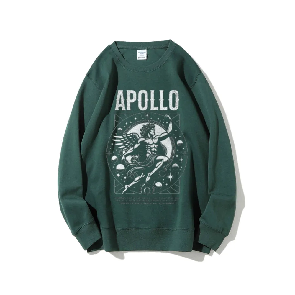 Women Vintage Apollo Graphic Sweatshirts