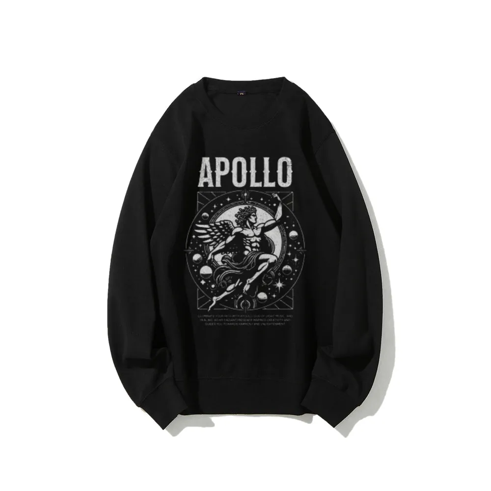 Women Vintage Apollo Graphic Sweatshirts