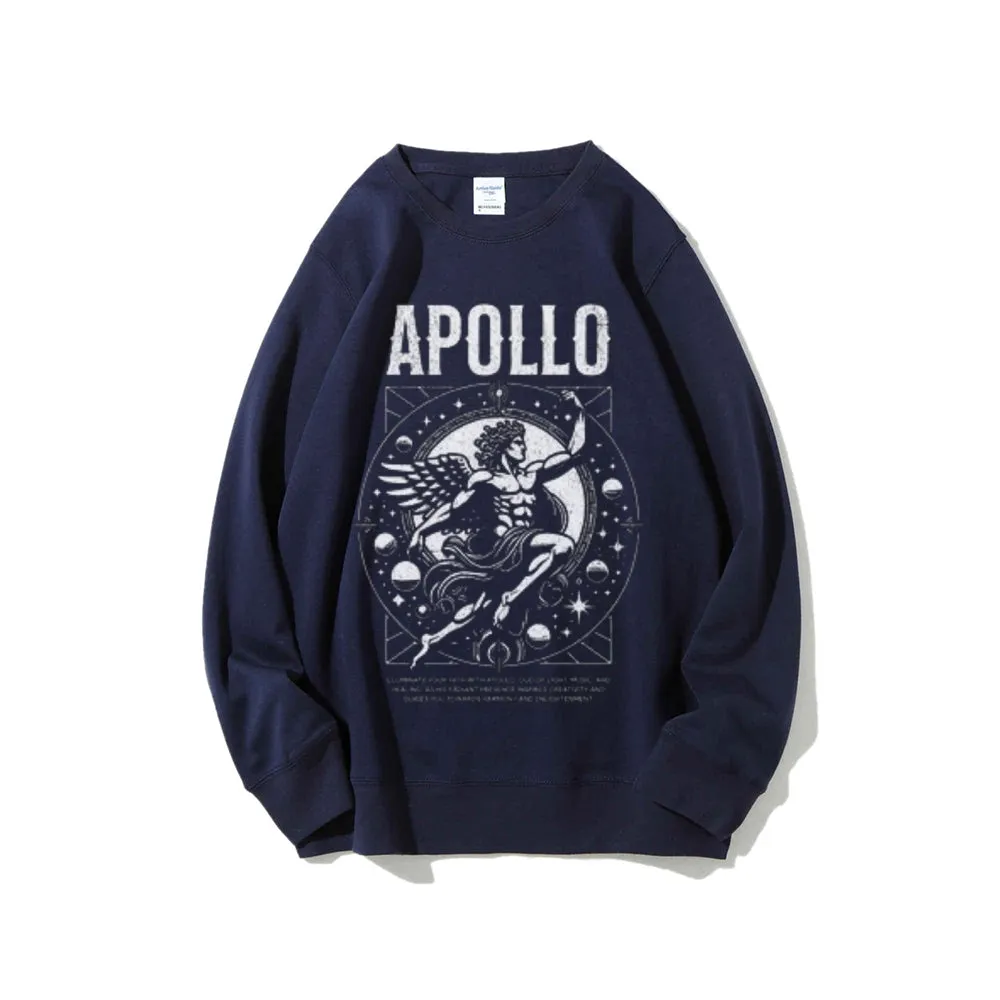 Women Vintage Apollo Graphic Sweatshirts