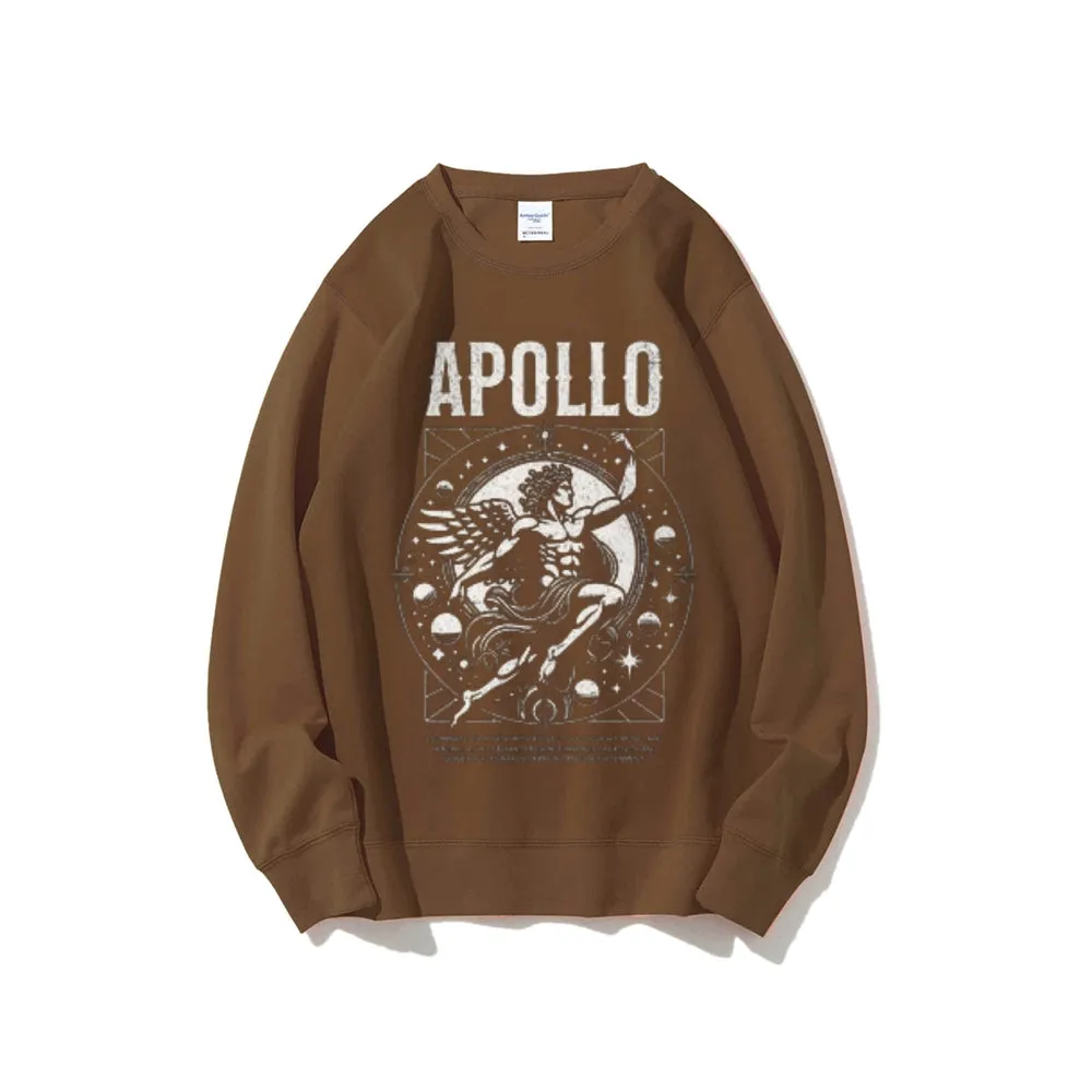 Women Vintage Apollo Graphic Sweatshirts